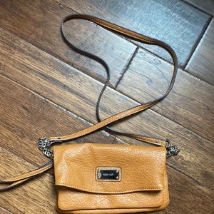 Nine West faux leather crossbody fold over bag